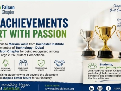ASHRAE 2026 Competition Winner Mariam Yasin